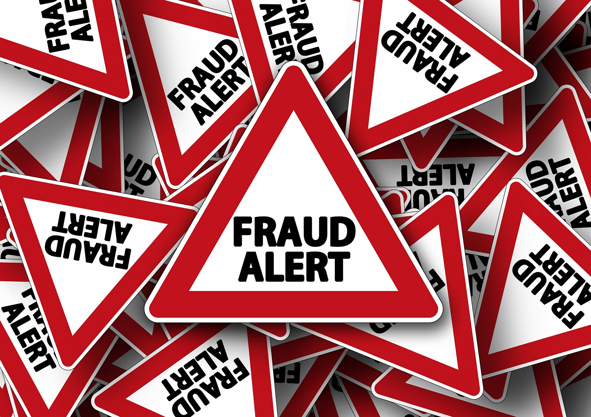 Cartello Fraud Alert (immagine simbolica)